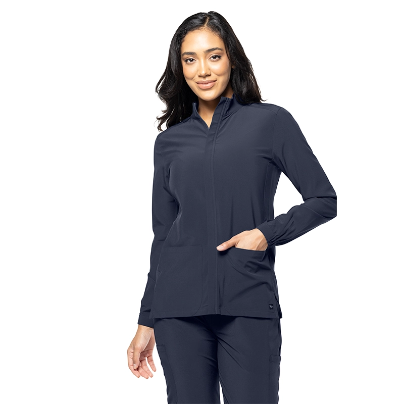 Chaqueta Médica con Cierre Tasha & Me Plomo fr Chaqueta médica color plomo con cierre Tasha & Me para mujer.
