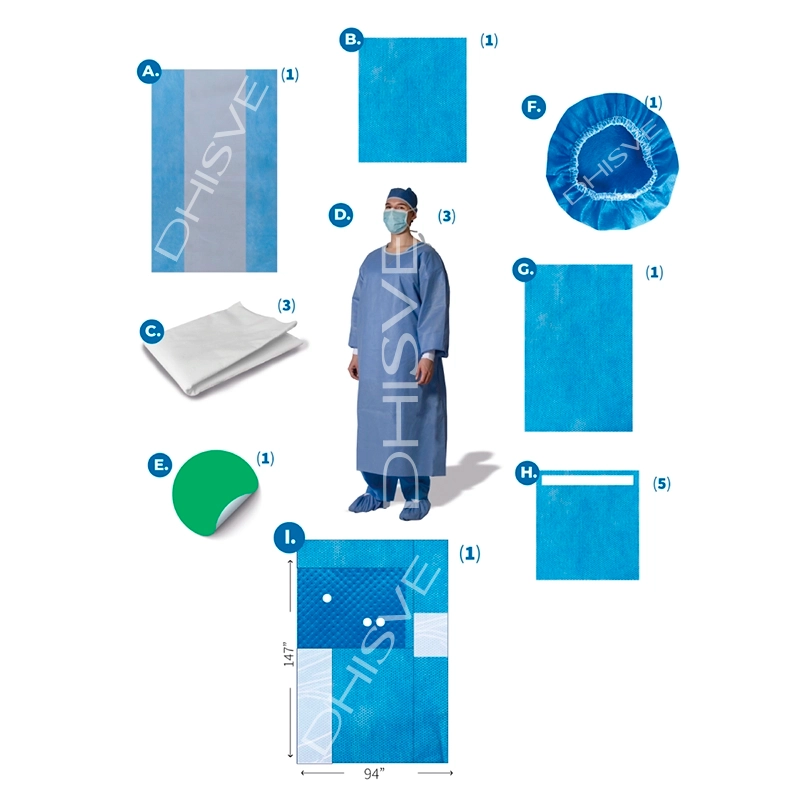 Paquete Estéril para Hemo acceso Radial – Talla Estándar – Presentación Individual | Dhisve