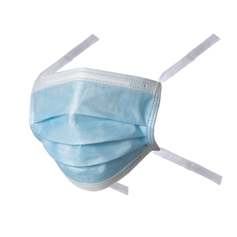 Mascarilla Quirúrgica Desechable con Tiras – No Estéril – Talla Estándar – Paquete de 50 Unidades – Marca DHISVE