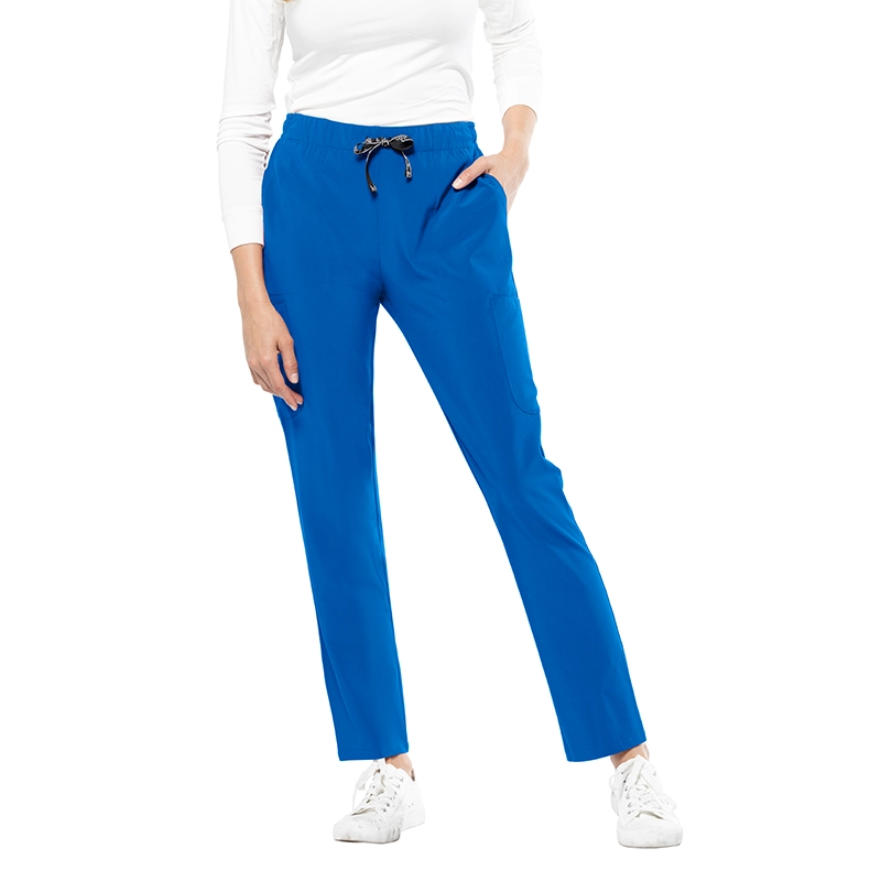 Pantalón clínico recto azul rey de Tasha & Me para mujer.