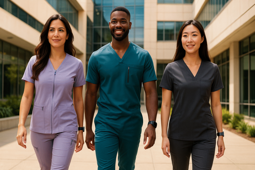 Tendencias 2025 en scrubs moda médica que marca la diferencia
